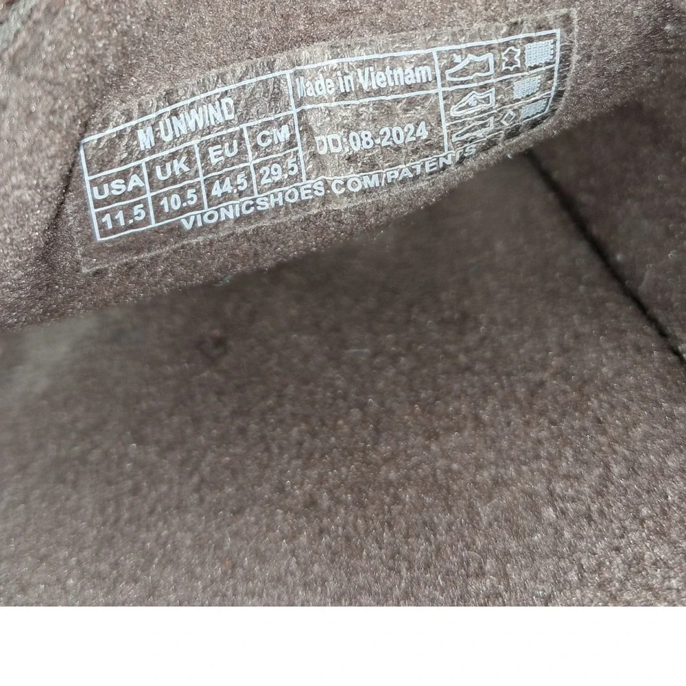 Vionic Unwind Slipper Shoes Men's 11.5 Brown Chocolate Slip‎ On Comfort House